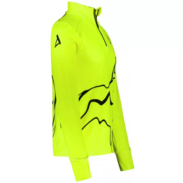  Férfi sport pulóver prémium plusz ALTISPORT VOJ/ALM073MI04 FLUO-SÁRGA 