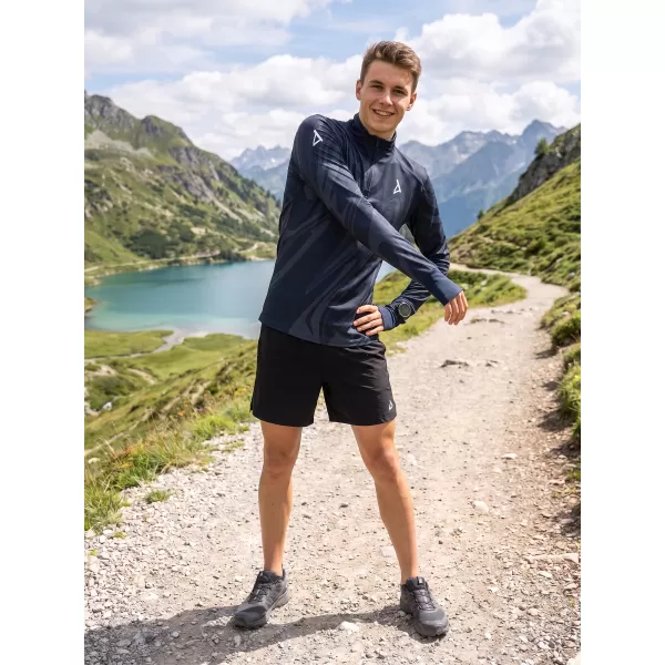  Férfi sport pulóver prémium plusz ALTISPORT VOJ/ALM072MI04 FEKETE 