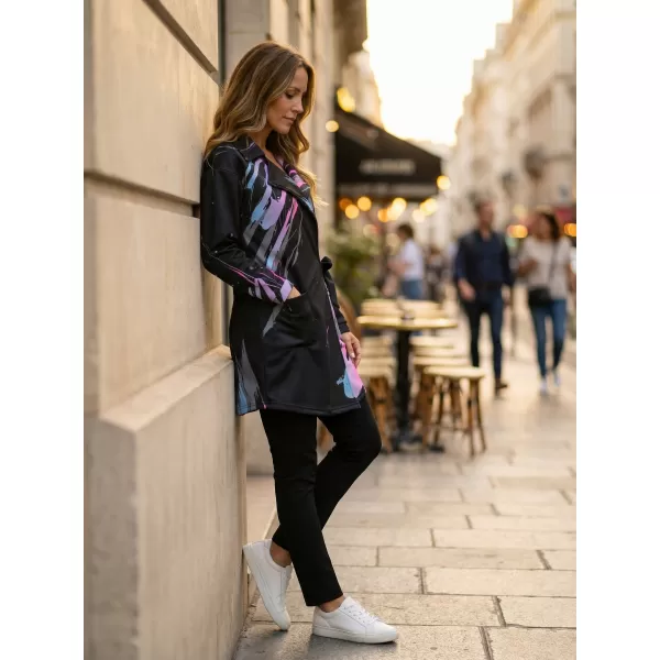  Női pulóver prémium táska ALTISPORT VOJ/ALW074MI05 FEKETE -PINK 