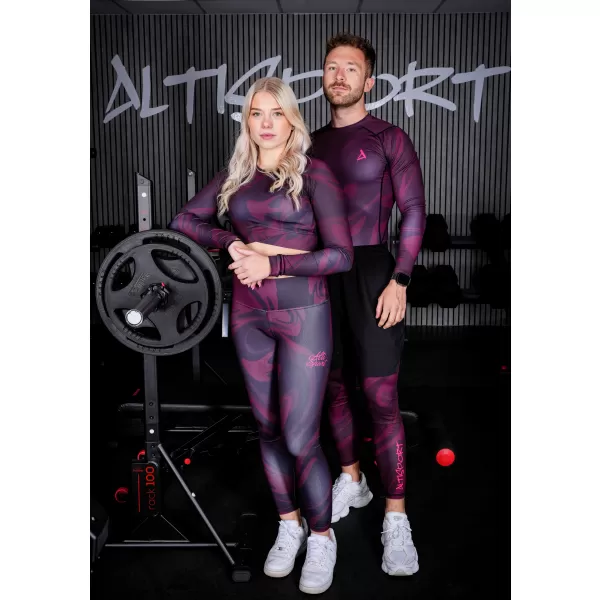  Férfi sport lábbeli hosszú prémium ALTISPORT VOJ/ALM072LEG01 BORVÖRÖS 