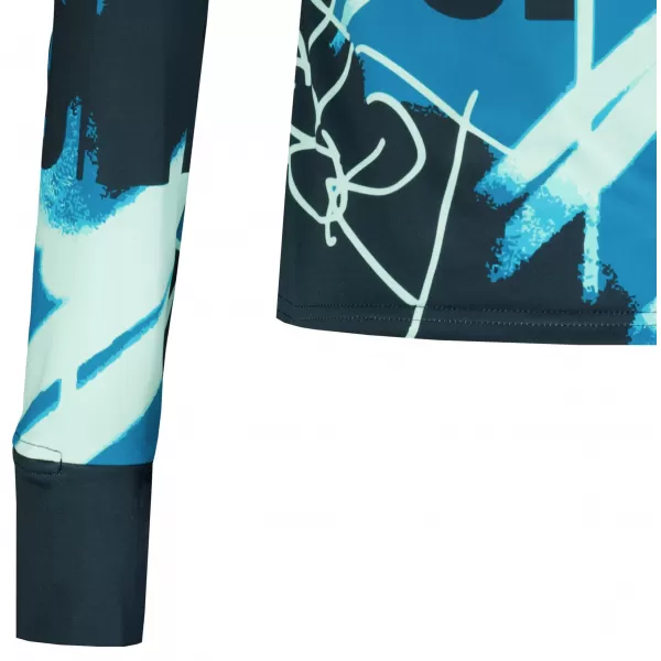  Női sport pulóver prémium plusz ALTISPORT VOJ/ALW076MI04 KÉK/FEKETE 