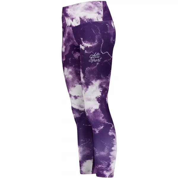  Női hosszú nadrág prémium ALTISPORT VOJ/ALW066LEG01 FEHÉR -VIOLET 