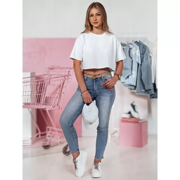  Hölgyek nadrágja DSTREET DENZEL UY2378 KÉK 