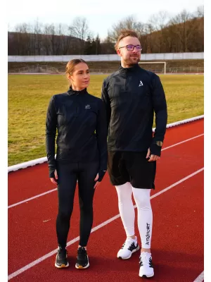 Férfi sport pulóver prémium plusz ALTISPORT VOJ/ALM072MI04 FEKETE