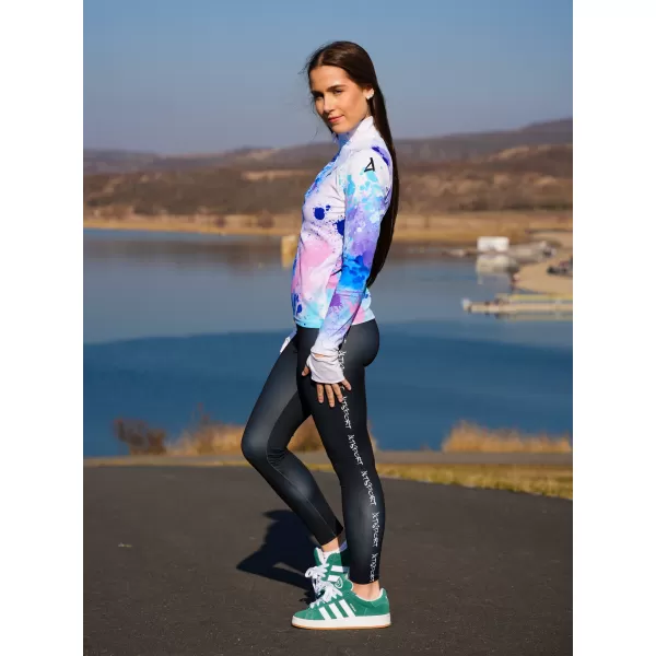  Női sport pulóver prémium plusz ALTISPORT VOJ/ALW055MI04 LILA/KÉK 