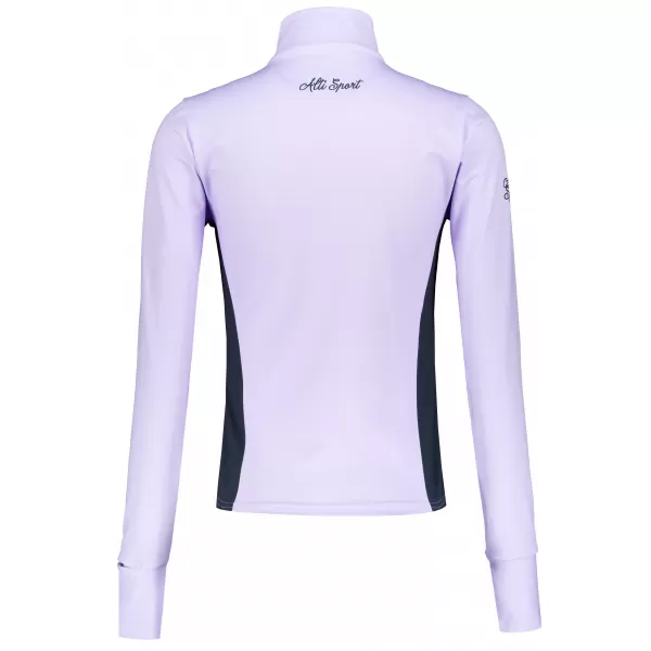  Női sport pulóver prémium plusz ALTISPORT VOJ/ALW078MI04 HALVÁNYLILA 