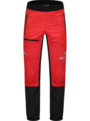 Férfi könnyű vízálló softshell nadrág NORDBLANC JAUNTINESS NBWPM8101 PIROS