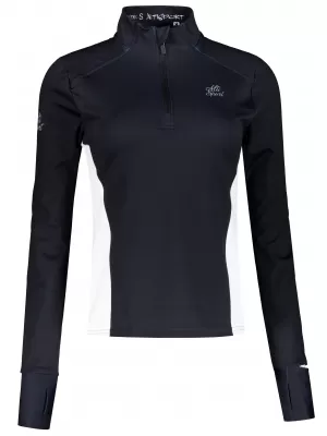 Női sport pulóver prémium plusz ALTISPORT VOJ/ALW078MI04 FEKETE