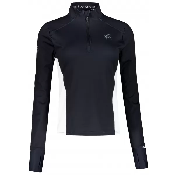  Női sport pulóver prémium plusz ALTISPORT VOJ/ALW078MI04 FEKETE 