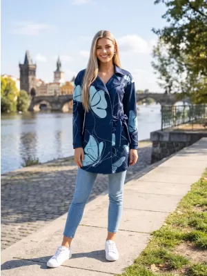 Női pulóver prémium táska ALTISPORT VOJ/ALW086MI05 SÖTÉTKÉK