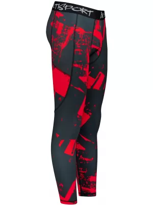 Férfi sport lábbeli hosszú prémium ALTISPORT VOJ/ALM079LEG01 FEKETE -RED