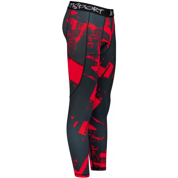  Férfi sport lábbeli hosszú prémium ALTISPORT VOJ/ALM079LEG01 FEKETE -RED 
