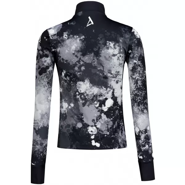  Női sport pulóver prémium plusz ALTISPORT VOJ/ALW055MI04 FEKETE -FEHÉR 