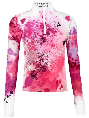 Női sport pulóver prémium plusz ALTISPORT VOJ/ALW055MI04 RÓZSASZÍN