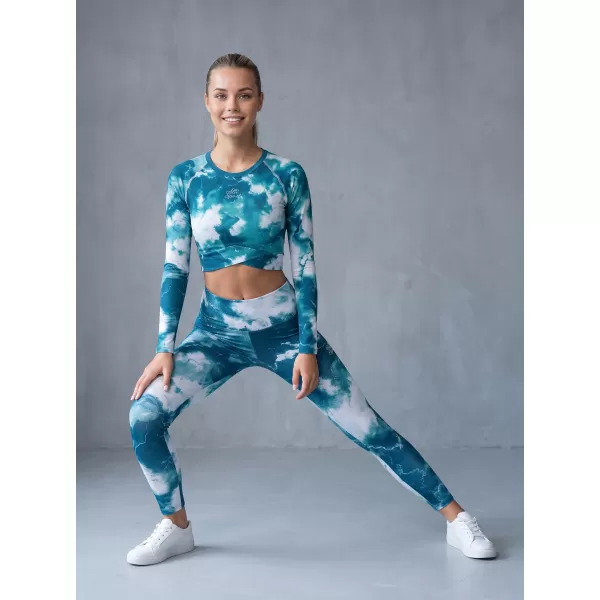  Női hosszú nadrág prémium ALTISPORT VOJ/ALW066LEG01 ZÖLDBLUE 