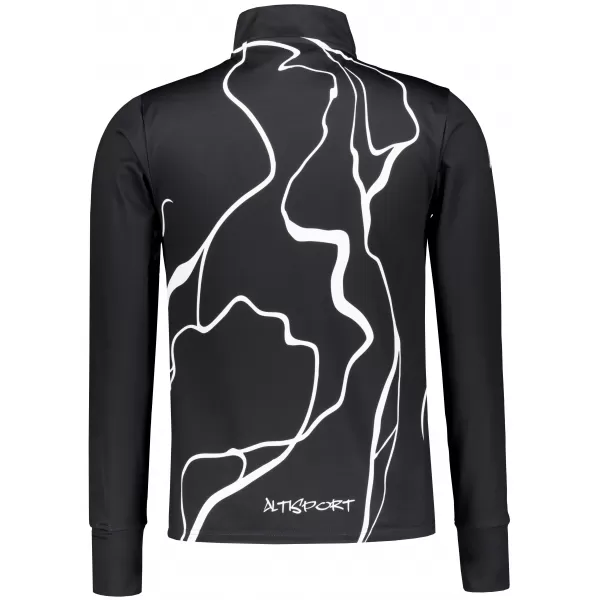  Férfi sport pulóver prémium plusz ALTISPORT VOJ/ALM073MI04 FEKETE 