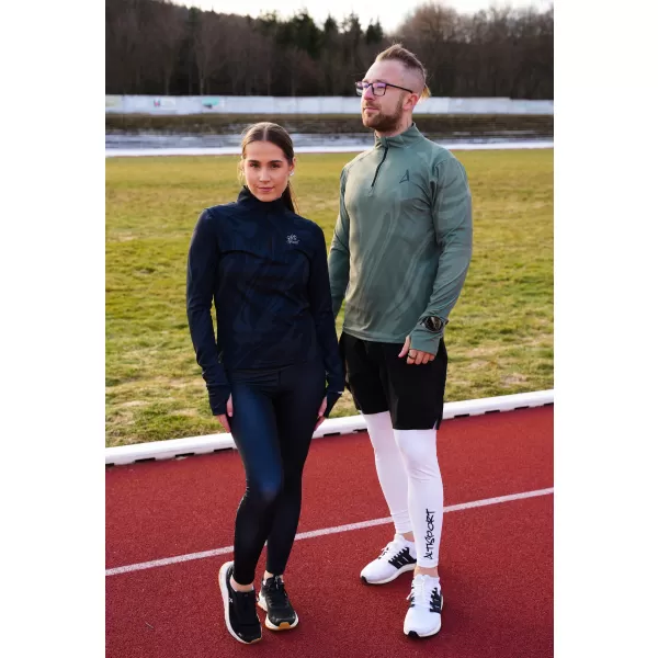  Férfi sport pulóver prémium plusz ALTISPORT VOJ/ALM072MI04 ZÖLD 