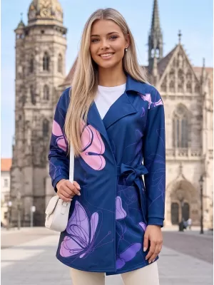 Női pulóver prémium táska ALTISPORT VOJ/ALW086MI05 SÖTÉTKÉK IBOLYA