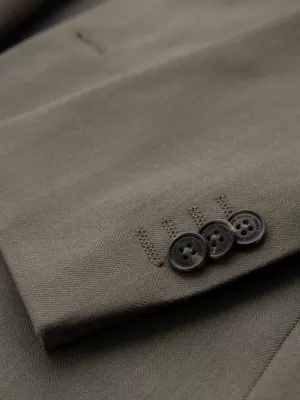 Pánské sako OMBRE OM-BLZB-0135 OLIVE