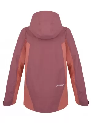 Női kabát HUSKY NANOLA L RÓZSASZÍN/NARANCS