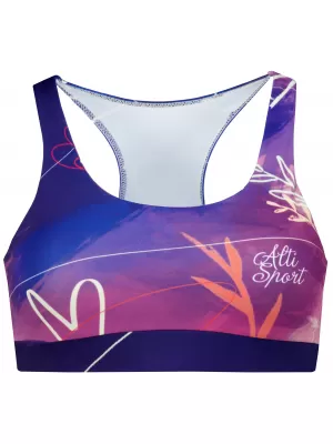 Női sport melltartó prémium ALTISPORT VOJ/ALW083POD01 LILA