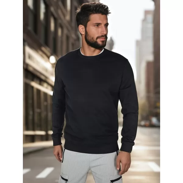  Férfi pulóver DSTREET BX5882 FEKETE 