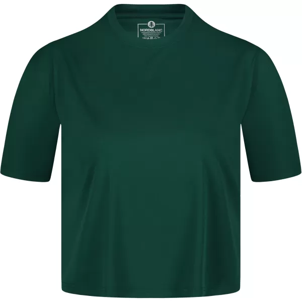  Női funkcionális crop top NORDBLANC NBSLF8028 ZÖLD 
