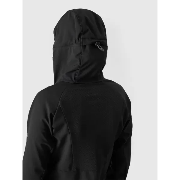  Női softshell dzseki 4F WSS25TSOFF315 MÉLYFEKETE 