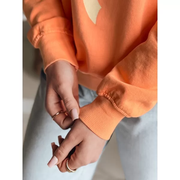  Női pulóver DSTREET SOFTTIE BY1378 NARANCS 