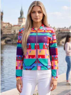 Női kabát ALTISPORT ELICE RÓZSASZÍN