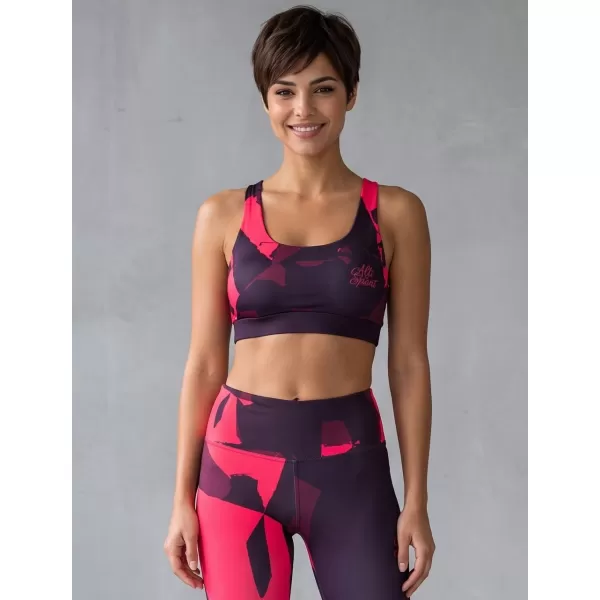  Női sport melltartó prémium ALTISPORT VOJ/ALW080POD01 BORVÖRÖS 