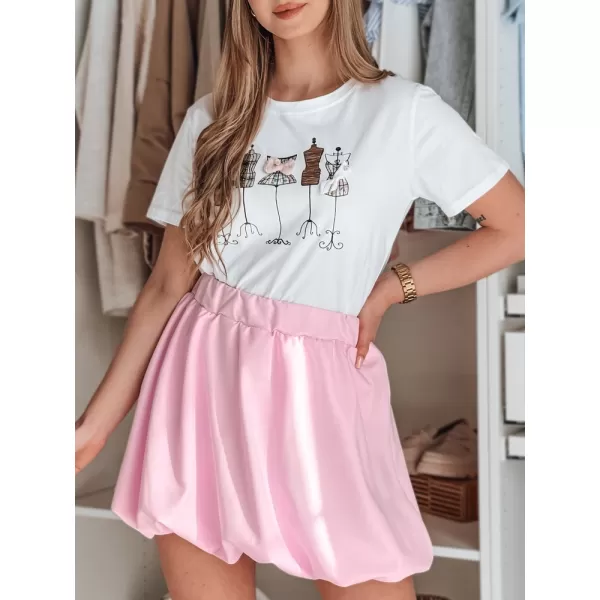  Női szoknya DSTREET CY0504 RÓZSASZÍN 