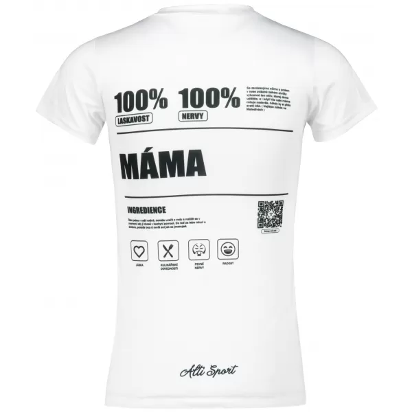  Női funkcionális T -piró prémium ALTISPORT MÁMA VOJ/ALW092TR01 FEHÉR 