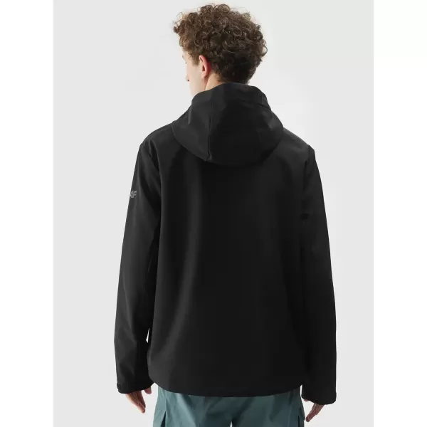  Férfi softshell dzseki 4F WSS25TSOFM324 MÉLYFEKETE 