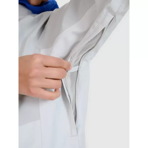  Női kabát 4F WSS25TTJAF710 HIDEG VILÁGOSSZÜRKE 