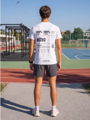 Férfi funkcionális T -piró prémium ALTISPORT BĚŽEC VOJ/ALM091TR01 FEHÉR
