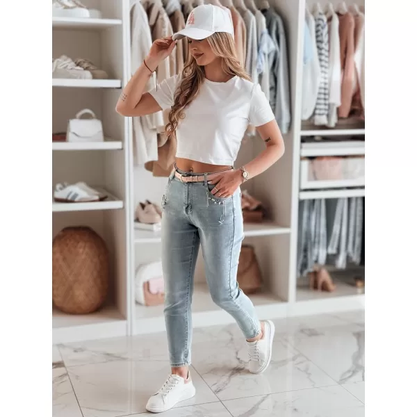  Hölgyek nadrágja DSTREET BLINGBLING UY2451 KÉK 