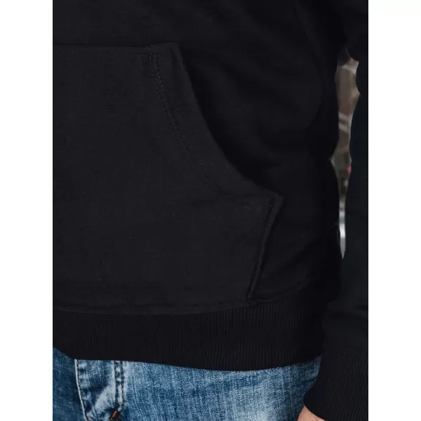  Férfi pulóver DSTREET BX5885 FEKETE 