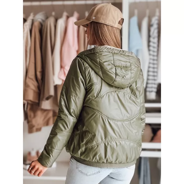  Női kabát DSTREET NIVESSO TY4857 ZÖLD 