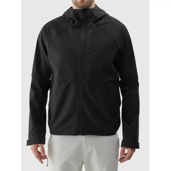  Férfi softshell dzseki 4F WSS25TSOFM313 MÉLYFEKETE 