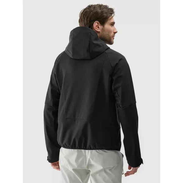  Férfi softshell dzseki 4F WSS25TSOFM313 MÉLYFEKETE 