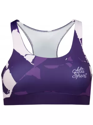 Női sport melltartó prémium ALTISPORT VOJ/ALW080POD01 SÖTÉT LILA