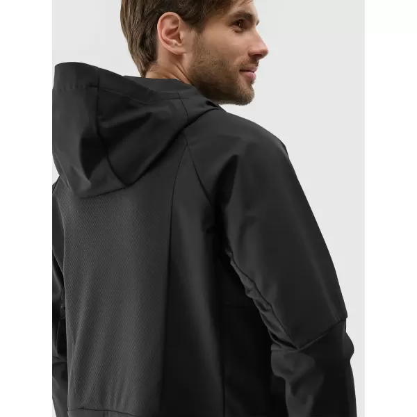  Férfi softshell dzseki 4F WSS25TSOFM313 MÉLYFEKETE 