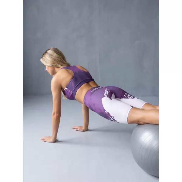  Női sport melltartó prémium ALTISPORT VOJ/ALW081POD01 SÖTÉT LILA 