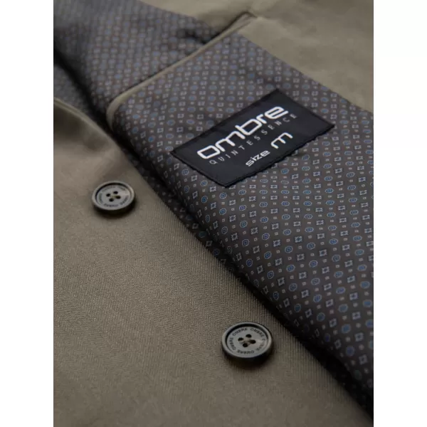  Pánské sako OMBRE OM-BLZB-0135 OLIVE 