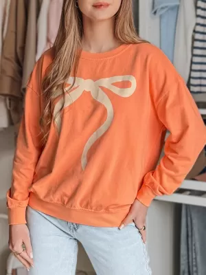 Női pulóver DSTREET SOFTTIE BY1378 NARANCS