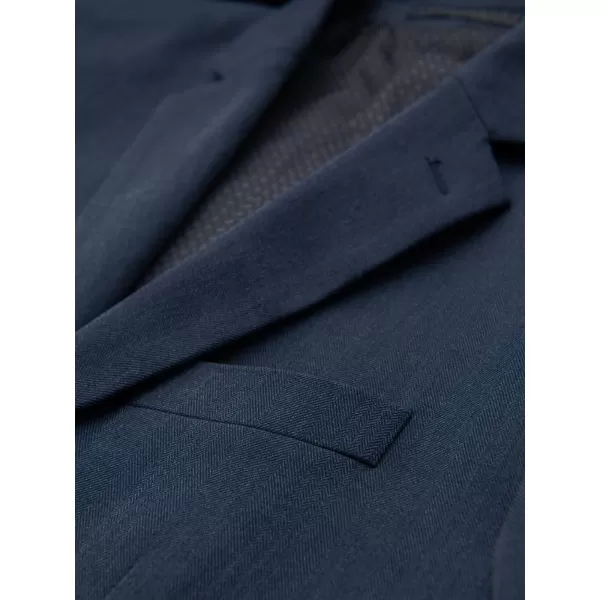  Pánské sako OMBRE OM-BLZB-0135 DARK BLUE 
