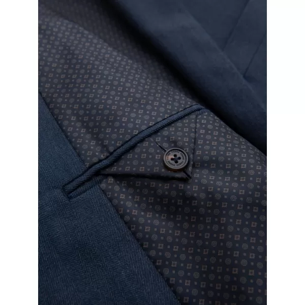  Pánské sako OMBRE OM-BLZB-0135 DARK BLUE 