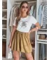 Női szoknya DSTREET CY0499 KARAMELLA