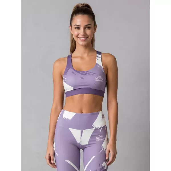  Női sport melltartó prémium ALTISPORT VOJ/ALW081POD01 LILA 